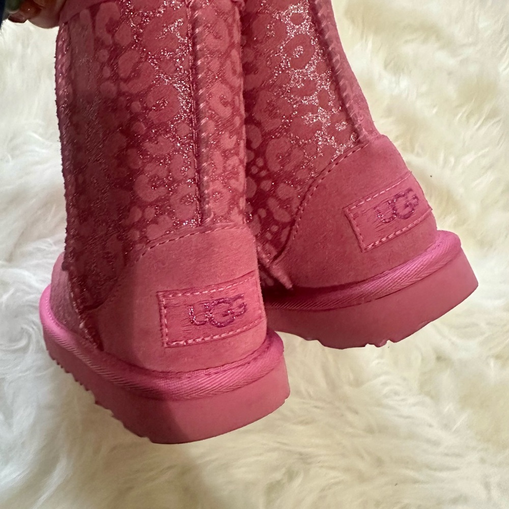 UGG Glittery Pink Boots